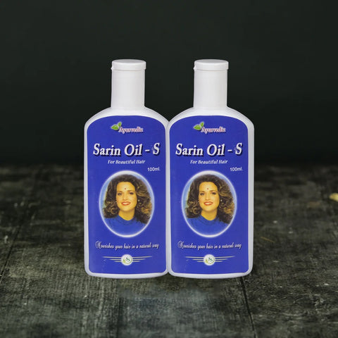 Sarin Oil for Alopecia and Premature Greying 100ml - Pack of 2